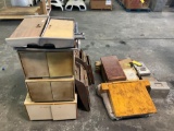(LOT) CARD TABLES, BEVERAGE WARMERS & INTERIOR