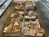PALLETS OF CLAMPS, HOSES, WASHERS, ETC (3,400 LBS TOTAL)