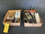 BOXES OF ANTENNAS, AUTOPILOT SERVO, KX155 TRAY, ETC