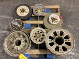 (LOT) WHEEL & WHEEL HALVES