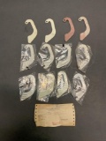 NEW BONANZA NOSE GEAR DOOR HINGES 35-410392