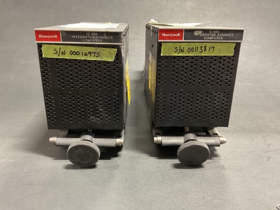 HONEYWELL IC-600 COMPUTERS 7017000-83358 (BOTH WWR) S/N 00012975 & 00113817