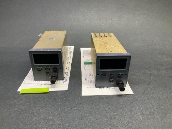 HONEYWELL CD-850 CLEARANCE DELIVERY CONTROL HEADS 7513000-835 (BOTH WWR) S/N 00051386 & 03122601