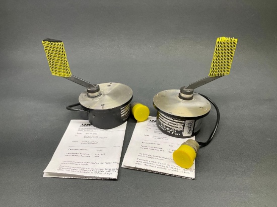 (2) ANGLE OF ATTACK TRANSDUCERS 25147A-10 ALT# 6608263-15 (BOTH NEED REPAIR) S/N 259-070 & 1045