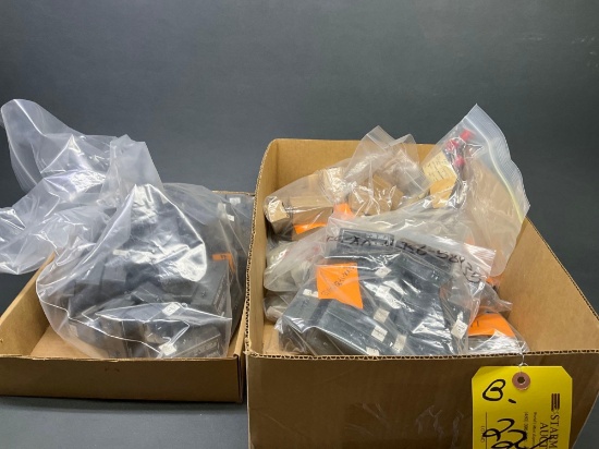 BOXES OF NEW ANNUNCIATOR SWITCHES & INVENTORY