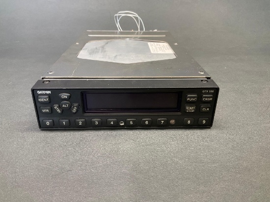 GARMIN GTX330 TRANSPONDER WITH TRAY 011-00455-60 (CONDITION UNKNOWN)