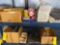 (LOT) SCALE, LIGHTS, & ASSORTED SHIPPING SUPPLIES
