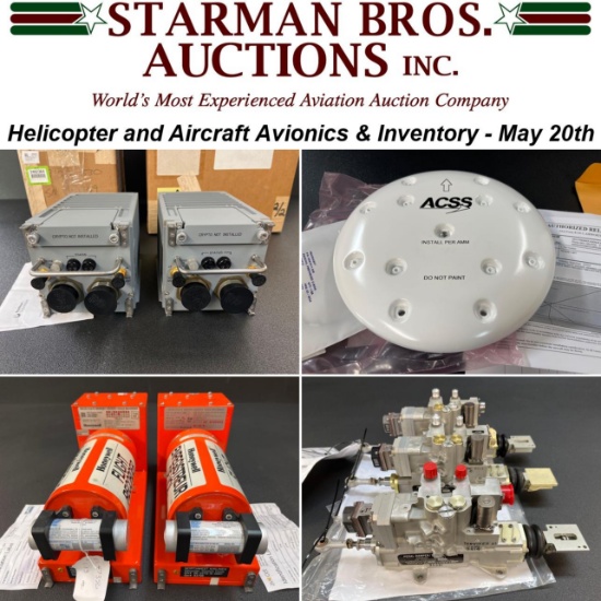 MILITARY, HELICOPTER AND CORPORATE AVIONICS & INV.