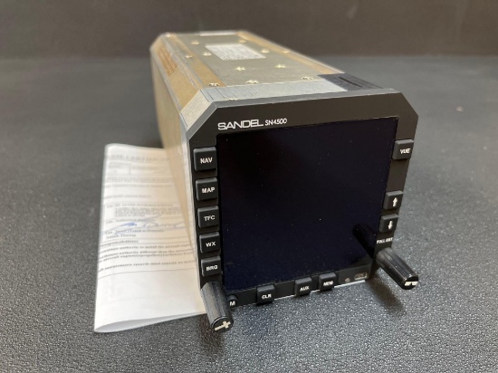 SANDEL PRIMARY NAVIGATION DISPLAY SN4500-000 (REPAIRED)