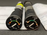 AUX HYD INDICATORS (1) 64809-418-1 (REPAIRED), (1) 64809-423-1 (INSPECTED/TESTED)