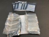 (LOT) HONEYWELL / CHADWICK MAGNETIC PICKUP BRACKETS (12) 903-4283 & PATCH TARGETS (6) 907-3300 (NEW)