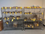 ULINE ROLLING CAGES (CONTENTS NOT INCLUDED)