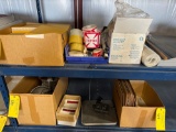 (LOT) SCALE, LIGHTS, & ASSORTED SHIPPING SUPPLIES