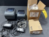 (LOT) ZEBRA GK420T & GK420D LABEL PRINTERS & LABELS