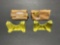 N.O.S. CROSSOVER TUBE FUSELAGE MOUNTS 206-033-108-001 & 206-033-109-001