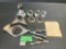DISASSEMBLED BELL 206 SWASHPLATE ASSY WITH PAPERWORK