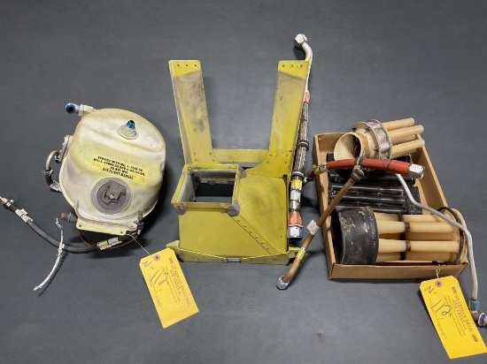 (LOT) OIL TANK (DAMAGED) OIL COOLER DUCT & PARTIAL SEPARATOR INV