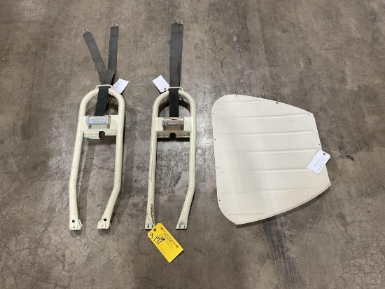 (LOT) BELL 206 SEAT BELT ATTACH POINT & BULKHEAD PANEL
