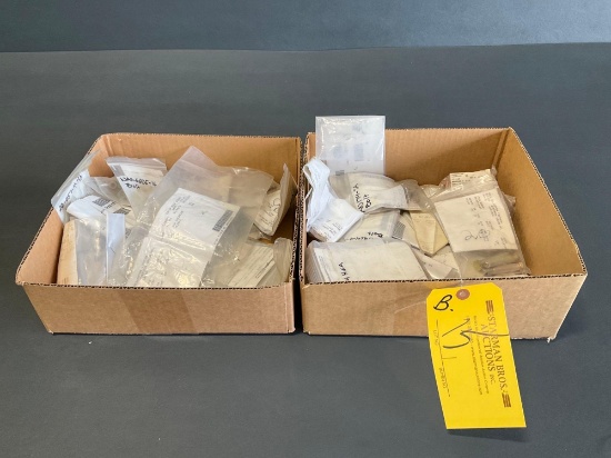 BOXES OF SPECIALTY BOLTS (MOST ALL HAVE BELL PICK TAGS)