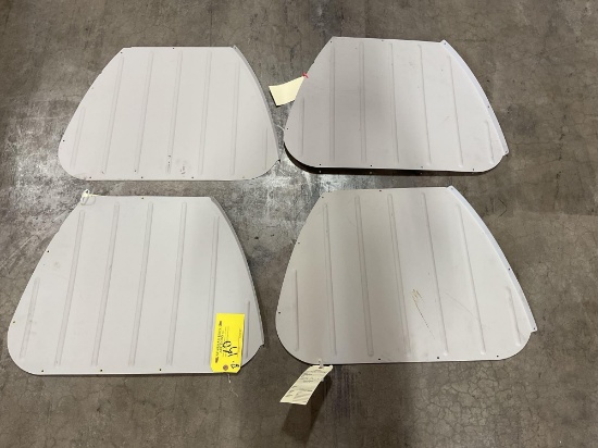 BELL BULKHEAD PANELS REMOVED FOR MEDICAL CONVERSION 206-031-340-009