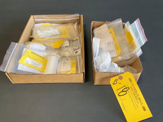 BOXES OF SKID SHOES 206-050-129-001, 206-050-128-001 & -101 (MOST ALL REPAIRED)