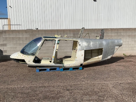 1977 BELL 206B CABIN SECTION (DAMAGED SKINS/BILL OF SALE ONLY)
