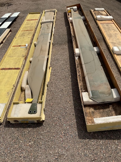 365A DAUPHIN MAIN ROTOR BLADES 365A11-0050-07 (BOTH REMOVED FOR REPAIR/BOXES NOT SUITABLE FOR