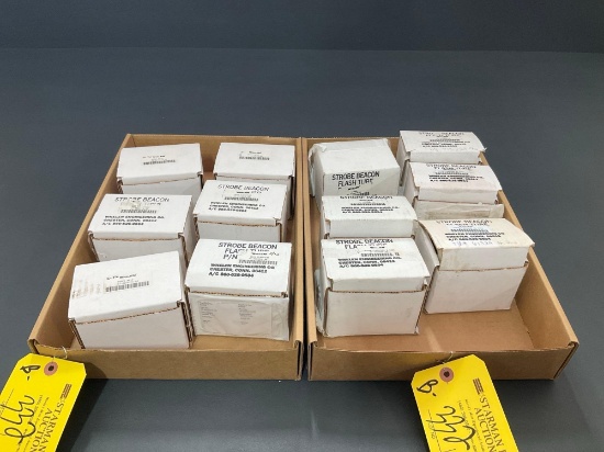 BOXES OF NEW FLASH TUBES 01-0770044-02, 01-077044-00 & 02-0250276-00