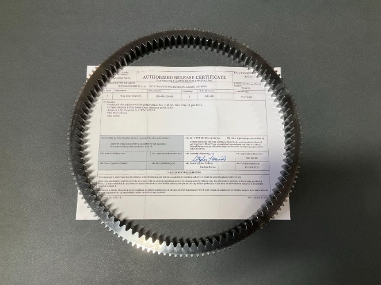 BELL 206 TRANSMISSION RING GEAR 206-040-124-001 (OVERHAULED)