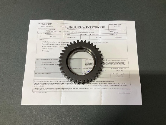 SPUR GEAR 206-040-146-001 (OVERHAULED)