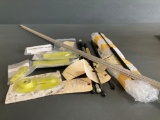 (LOT) NEW BELL EXPENDABLE INVENTORY & USED DOOR GAS STRUTS