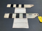 BELL 206 TAIL ROTOR BLADES 206-016-201-1 (REMOVED FROM PART-OUT AIRCRAFT 1612.50 HRS T.T.)