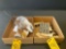 BOXES OF ANTENNAS & EDGE LIGHTED PLATES