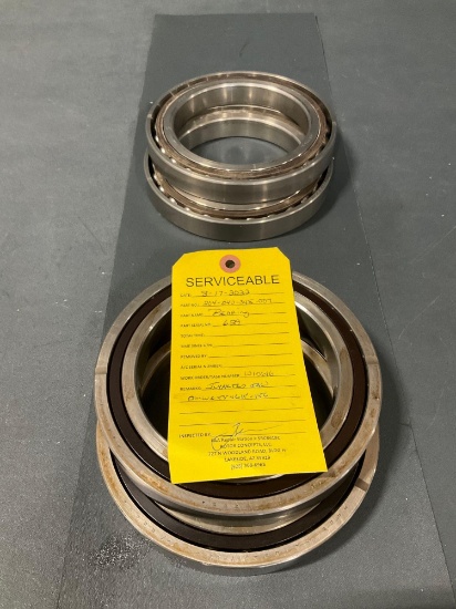 BELL 204 TRANSMISSION DUPLEX BEARING SETS 204-040-345-007 (1 IS INSPECTED)