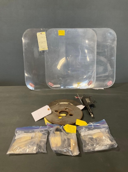 (LOT) BELL 212 ACTUATOR 212-075-418 UH-1 ROTOR BRAKE DISCS, TRANSMISSION INV. & POP-OUT WINDOWS