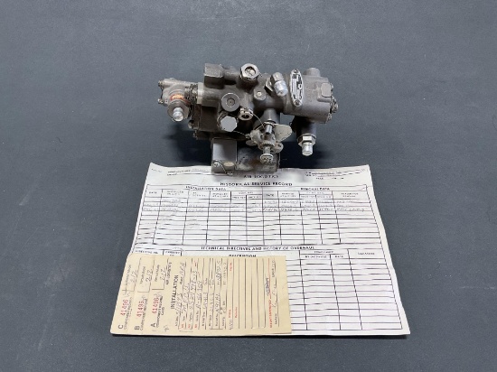 PT6 TWIN PACK MANUAL FUEL CONTROL UNIT 2524998-13 (REMOVED FOR HARD LANDING)