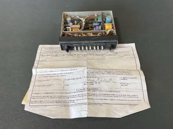 COLLINS AUD-251H AUDIO PANEL 622-3101-011 (REPAIRED 2004)