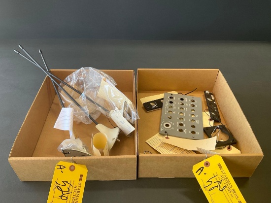 BOXES OF ANTENNAS & EDGE LIGHTED PLATES