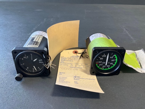 AS350 ALTIMETER & KNOT INDICATORS 76103903 & 704A47113099