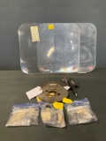 (LOT) BELL 212 ACTUATOR 212-075-418 UH-1 ROTOR BRAKE DISCS, TRANSMISSION INV. & POP-OUT WINDOWS