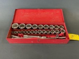 PROTO 3/4 SOCKET/RATCHET SET