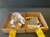 BOXES OF ANTENNAS & EDGE LIGHTED PLATES