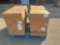 STACKS OF MIDWAY AIRLINES ROCKS GLASSES (NOT ALL CASES ARE FULL)