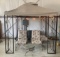 8X8 GAZEBO WITH LIGHTS AND LAWN FURNITURE (LOCAL PICK UP ONLY)