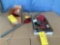 (LOT) RADIAL ENGINE TOOLING, TURNING BAR & SPARK PLUG CADDIES