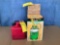 (LOT) PUMP SPRAYERS, GAS CAN & FILTER