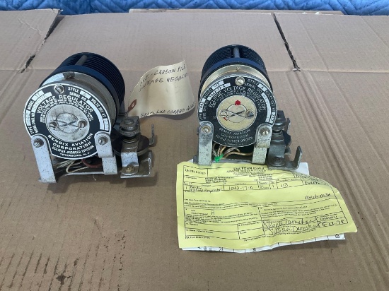 BENDIX CARBON PILE VOLTAGE REGULATORS 1042-17A (1 IS OVERHAULED)