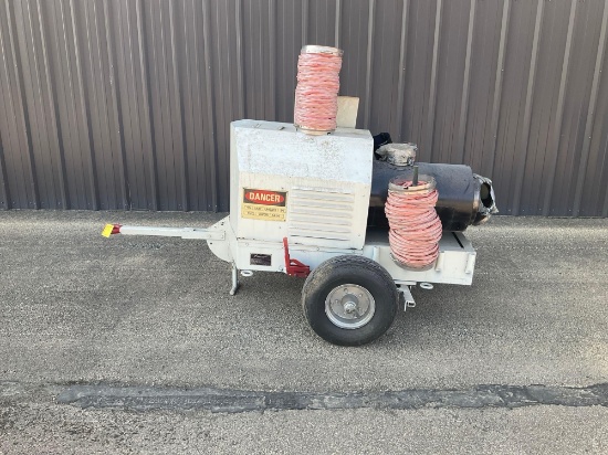H-1 PRE-HEATER CART, 400,000 BTU, PETTER 561 DIESEL ENGINE (WORKING CONDITION UNKNOWN)