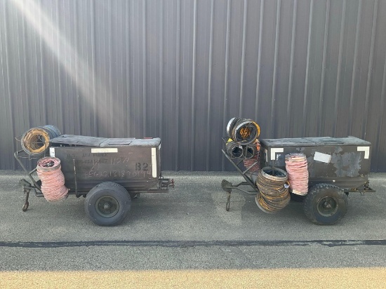 HERMAN-NELSON BT-400 PRE-HEATER CARTS, 400,000 BTU, GASOLINE ENGINE (WORKING CONDITION UNKNOWN)