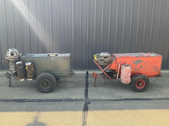 HERMAN-NELSON BT-400 PRE-HEATER CARTS, 400,000 BTU, GASOLINE ENGINE (WORKING CONDITION UNKNOWN/1 HAS